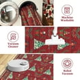 thumbnail image 5 of HOMERRY Xmas Rug Christmas Home Decor Tree Border Area Rug Washable Non-slip 2' x 10' Modern Rug for Kitchen Enterway Indoor Red Carpet, 5 of 5