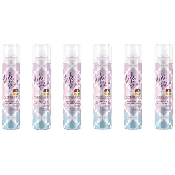 Pureology Style & Protect Refresh & Go Dry Shampoo, 3.4oz (Pack of 6)