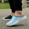 thumbnail image 2 of Couples Summer Mesh Slippers Open Toe 3cm Wedge Heel Breathable Non Slip Slip on Comfortable Slippers for Women Men, 2 of 6