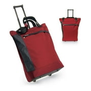 Rolling Satchel/ Tote Red