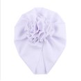 thumbnail image 1 of Wangsaura Infant Flower Hedging Cap Wild Baby Sun Flower Pleated Turban Hat, 1 of 3