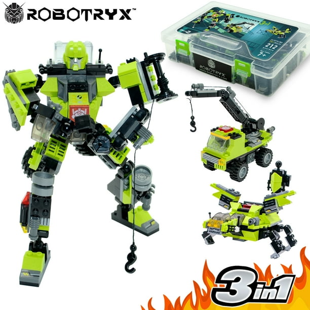 Robot STEM Toy 3 In 1 Fun Creative Set Construction Building Toys For Boys Ages 614 Years