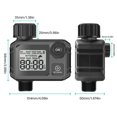 thumbnail image 3 of Outdoor Programmable Sprinkler Timer with Large LCD Display, IP55 Waterproof Automatic Irrigation Controller for Garden, Lawn & Pool - Features Rain Delay (1-7 Days), Anti-Clogging Filter, and Easy, 3 of 6
