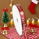 thumbnail image 4 of Cinta de Regalo Navideña de Poliéster de 2 Cm con Estampado En Caliente, Ideal para Decoración Navideña., 4 of 6