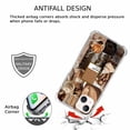 thumbnail image 4 of Brown Vibes Case for iPhone 14 Plus ,Aesthetic Art Design Pattern TPU Shock Proof Cover Case, 4 of 5