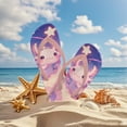 thumbnail image 4 of Psesaysky Little Kid Cartoon Axolotl Stars Print Flip Flop, Arch Support, Non Slip Outsole, Water Friendly Size 11, 4 of 7