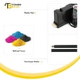 thumbnail image 3 of Toner Bank 4-Pack Compatible Toner for Xerox 106R01630 106R01627 106R01628 106R01629 Phaser 6000 6010 6010N WorkCentre 6015V Printer Ink Replacement Black, Cyan, Magenta, Yellow, 3 of 6