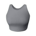 thumbnail image 4 of Women's Solid Swimwear Tankini Top Swim Shirt For Beach Water Activities, 4 of 5