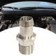 thumbnail image 5 of Conector de accesorios de manguera de calentador, accesorio de bomba de agua de hierro de repuesto duradero DYNWAVEMX Conector de lengüeta cromado, 5 of 8