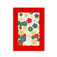 thumbnail image 1 of Flowers Ukiyo-e Repeat Japan Picture Display Art Red Photo Frame, 1 of 4