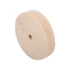 thumbnail image 5 of Rueda de pulido para pulir de lana, 1 unidad, 100x25 mm, 4 ", rueda de pulido beige, almohadilla de disco pulidora de fieltro de lana, probada profesionalmente, 5 of 6