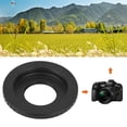 thumbnail image 3 of Keenso Camera Lens Adapter Portable Aluminum Alloy Manual Lens Adapter For M42 Screw C, 3 of 8