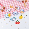 thumbnail image 1 of Juego de 9 pegatinas de tela bordadas con animales de dibujos animados de cachorro de oso bordado por ordenador, pegatina para ropa, parche adhesivo DIY, 1 of 5
