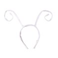 thumbnail image 4 of Diadema con antenas de animales, banda elástica ajustable para el cabello, ideal para juegos de rol, fiestas y cosplay. Blanco, 4 of 9