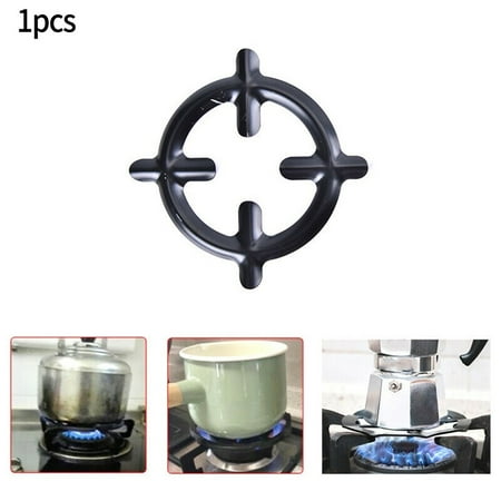 

Cogfs 1 Pcs Iron Gas Stove Cooker Plate Coffee Moka Pot Stand Reducer Ring Hold