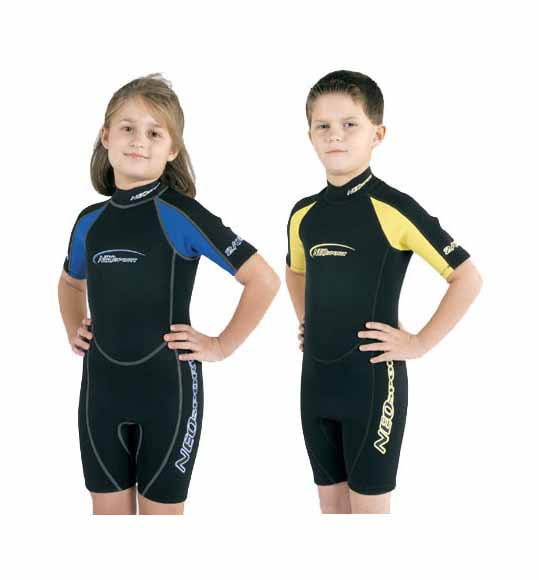 Size 2-8 Hyperflex Children's Access Shorty Spring Suit Wetsuit 2mm 
