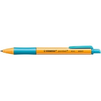 STABILO Pointball Pen – Blue Retractable Ballpoint Pen, Refillable & Made From Recycled Plastic