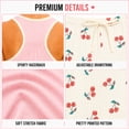 thumbnail image 4 of Andree Joan Womens Pajama Shorts Set Sleeveless Girls Sleep Shirt and Pajama Shorts 2 Piece, 4 of 7