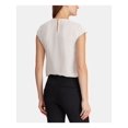 thumbnail image 2 of Lauren Ralph Lauren Womens Antanelia Tiered Crew Neck Blouse, 2 of 3
