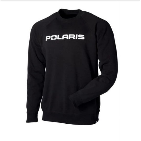 Polaris Men's Crew Sweatshirt, Black | 2862488