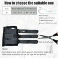 thumbnail image 2 of Right & Left Hands Breathable Night Wrist Brace Sleep Support Carpal Tunnel Comfort Composite Fabric Wrist Splint Arthritis Sprain Gym 3 Straps Adjustable Metal Strip, 2 of 8