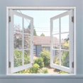 thumbnail image 2 of Diy Window Screen, Magic Tape Installation Adjustable Window Screens For House Windows, Magnetic Screen Frame Replacement Kit, Fiberglass Screen Mesh, Self-Adhesive, Transparent, 2 of 8