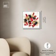 thumbnail image 5 of Lipstick and Nail Polish Collection Canvas Glam Art Prints by Art Remedy, White Frame, 16" x 16", 5 of 7