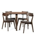 thumbnail image 7 of New Classic Furniture Gabby Solid Wood Round Dining Table in Walnut, 7 of 7