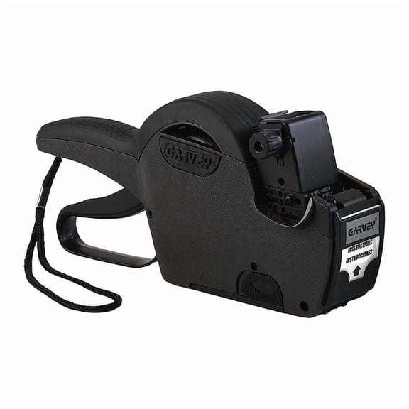 Garvey Pricing Labeler,1-Line,6 Char,Blk 90975
