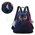 thumbnail image 5 of FORMRS Women's Travel Backpack Purse Anti-Theft Hidden Pockets Casual Shoulder Bag, Gradient Owl Pattern, 5 of 7