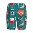 thumbnail image 5 of Gaeub Medical Elements Printed Men's Short Pajama Pants, Lightweight Lounge & Sleep Bottoms Keep You Cool - Medium, 5 of 9