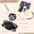 thumbnail image 3 of FORMRS Women Crossbody Purse with Chain Strap Vegan Leather Shoulder Handbag, Red Jellyfish, 3 of 7