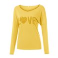 thumbnail image 4 of Mode Femme Pull Col en V Manches Longues Imprimé Loisirs, 4 of 8