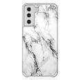 thumbnail image 5 of Samsung Galaxy S21 Ultra 5G Case (7.1"), Rosebono Slim Hybrid Shockproof Hard Cover Graphic Fashion Colorful Skin Cover Armor Case for Samsung Galaxy S21 Ultra 5G (White Marble), 5 of 5