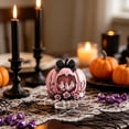 thumbnail image 5 of Gumesh Halloween Decoration Acrylic Pink Pumpkin Sign Pumpkin Table Decor 4 Inch Happy Halloween Desktop Ornament for Farmhouse Home Living Room Holiday Decor, 5 of 7