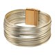 thumbnail image 1 of Pulsera envolvente para mujer, brazalete de aleación de zinc multicapa, accesorio de joyería de moda para Estilo dorado A, 1 of 9
