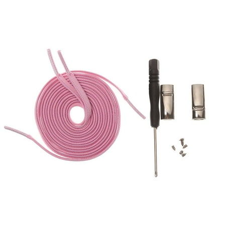 

Creative Accessories Kids Adult Unisex Sports 1Second Locking Magnetic ShoeLaces Cross Braiding Strap Quick No Tie Shoe laces Lazy Laces Strings PINK