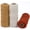 E) Coffee, Natural, Coral Red, variant on Macrame Cord 3mm Set, 150m Thick Macrame Cotton Rope Yarn, 4 Strand Twisted Soft Macrame String for Crafts, Plant Hanger, Wall Hanging, Gift Wrapping, DIY, Home Decoration (3 Color H)