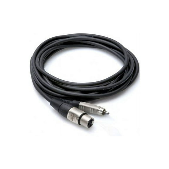 Hosa Technology Pro Unbalanced Interconnect, REAN XLR3F to RCA, 3 ft