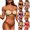 Khaki Womens Swimsuits, variant on Summer up to 65% off kttectoa Bandeau Top Triangle Bikini Bathing Suit Sets Plus Size Swimsuit Solid Bathing Suits Crewneck Swim Suits for Womens Vacation Get It Today