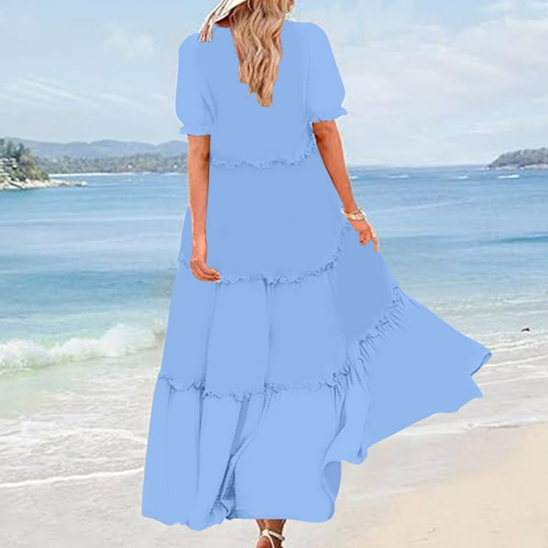 royal blue easter dress Blue Easter Bunny Toile Smocked Dress