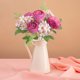 thumbnail image 5 of Ramo de flores artificiales de seda | Arreglo de rosas y peonías para decoración del hogar, centros de mesa para bodas, decoración de escritorios, decoración de fiestas, 5 of 6