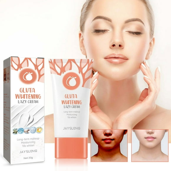 EARKITY Women Tone up Face Cream, Oil Control Make Up Lazy BB Cream, Moisturizing Concealing Pores Covering Imperfections Uneven Skin Tone, 30g