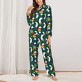 thumbnail image 2 of Balery Lgbt Penguin Conjunto de Pijama con Estampado para Mujer, Conjunto de Dos Piezas con Manga Larga, Ropa de Dormir Suave con Bolsillos, Pijamas Cómodos-X-Large, 2 of 7