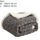 thumbnail image 3 of Manta de franela gruesa con aislamiento geométrico, ideal para sofá, cortavientos, para televisión, oficina, siesta y aire acondicionado., 3 of 5
