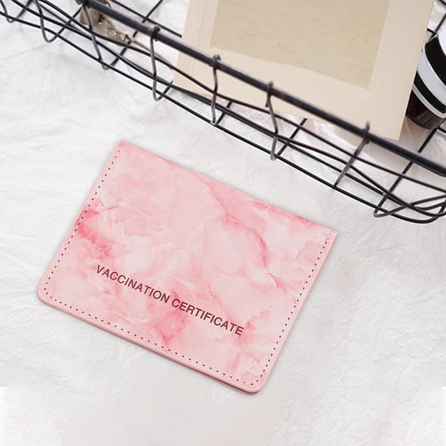 Cartera de vacunación multiusos Macarena Rosado 9.5 × 11.2cm