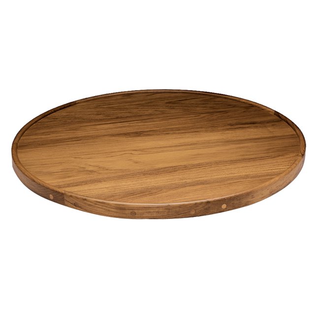 Whitecap Haut de Table Rond en Teck - 24" x 1-1/8"