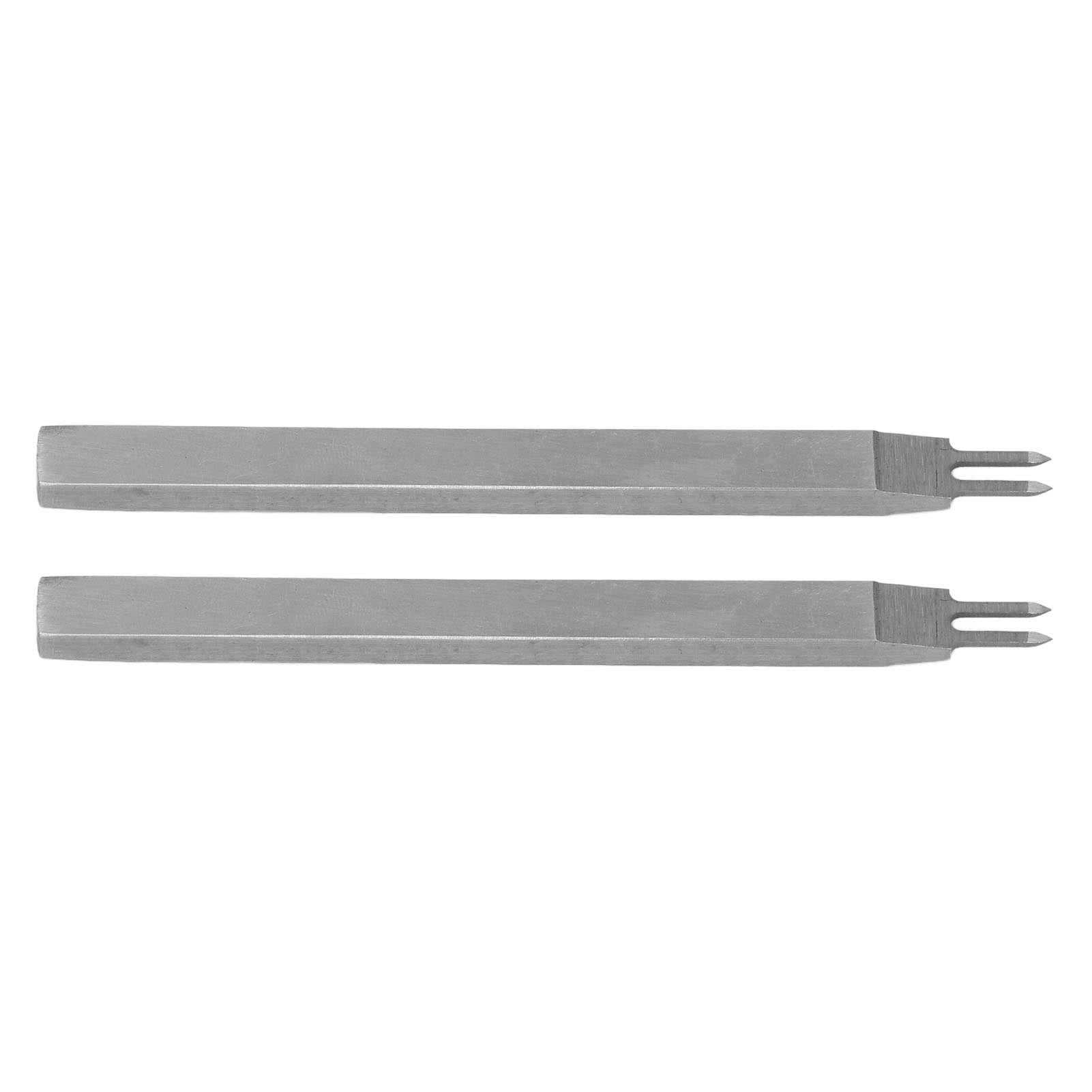 2 Prong Leather Punch Tool, High Hardness Spacing Punches Tools 2Pcs