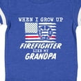 thumbnail image 4 of Inktastic When I Grow Up I Want to Be a Firefighter Like My Grandpa Boys or Girls Baby Bodysuit, 4 of 5