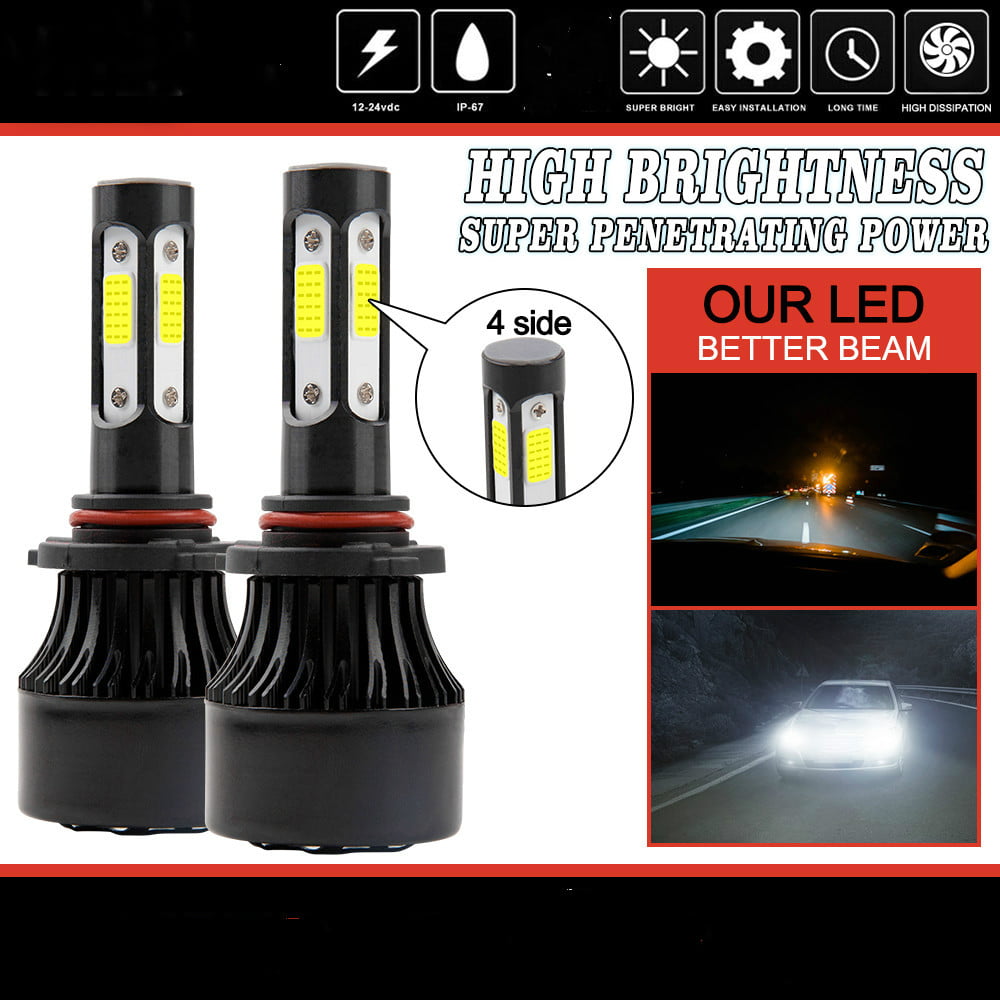 1pair H7 LED Auto Car Headlight Replace Xenon High/Low Kit Bulbs Beam YELLOW